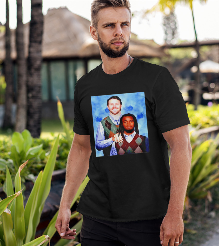 Josh Allen James Cook Buffalo Bills Step Brothers Meme Football Comedy T-Shirt