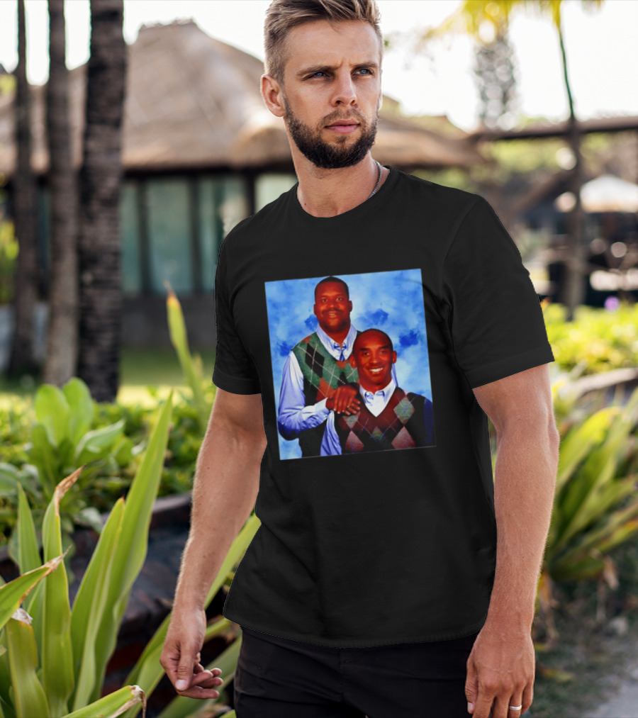 Shaquille O'Neal Kobe Bryant Step Brothers Meme Basketball T-Shirt