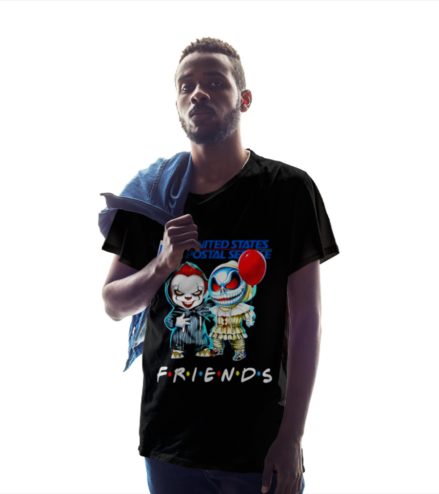 United States Postal Service Pennywise Skellington Friends 2026 Halloween T-Shirt