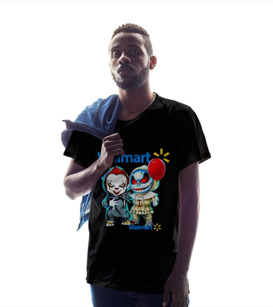 Walmart Pennywise Skellington 2026 Halloween Balloon Collaboration T-Shirt