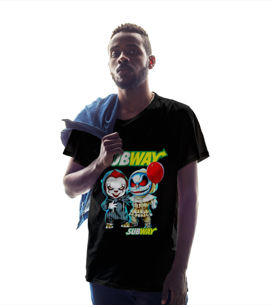 Subway Halloween 2026 Pennywise Skellington Red Balloon T-Shirt
