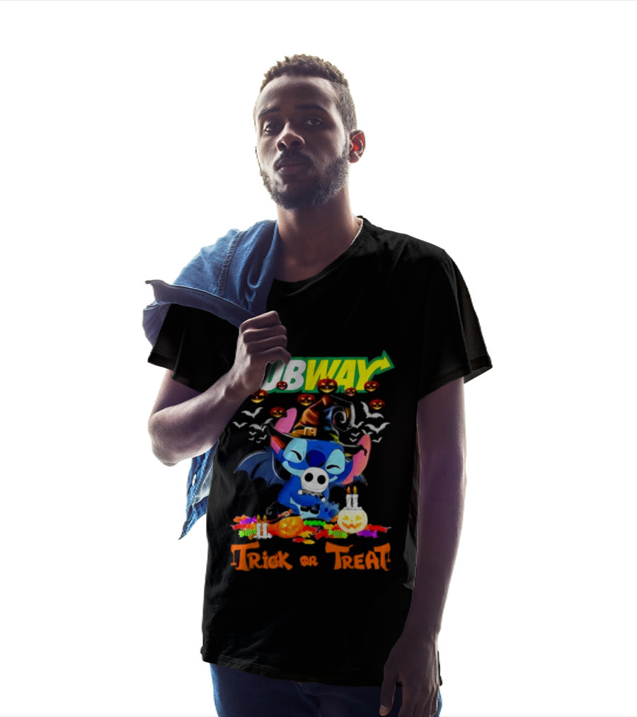 Subway Stitch Trick Or Treat Halloween 2026 T-Shirt