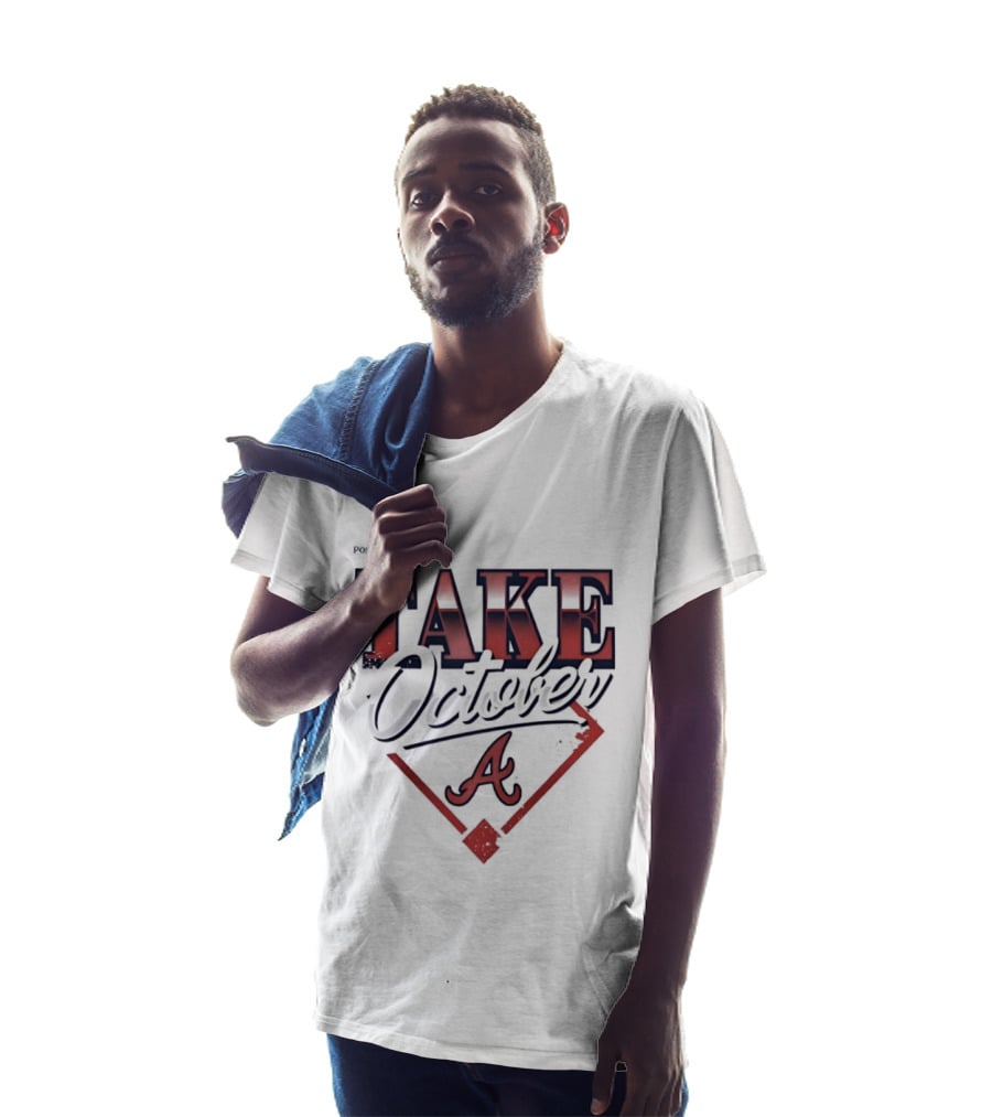Atlanta Braves 2026 MLB Postseason Take October A Baseball Home Plate T-Shirt