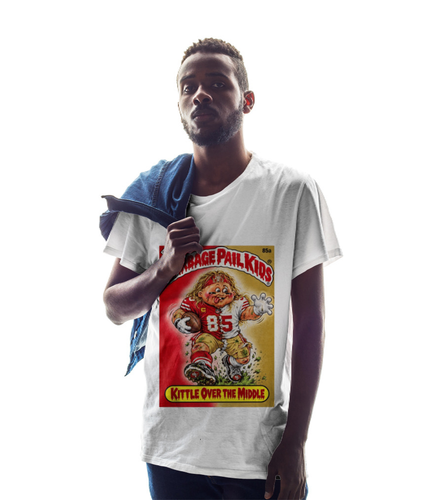 Garbage Pail Kids 85a Kittle Over The Middle San Francisco 49ers Football T-Shirt