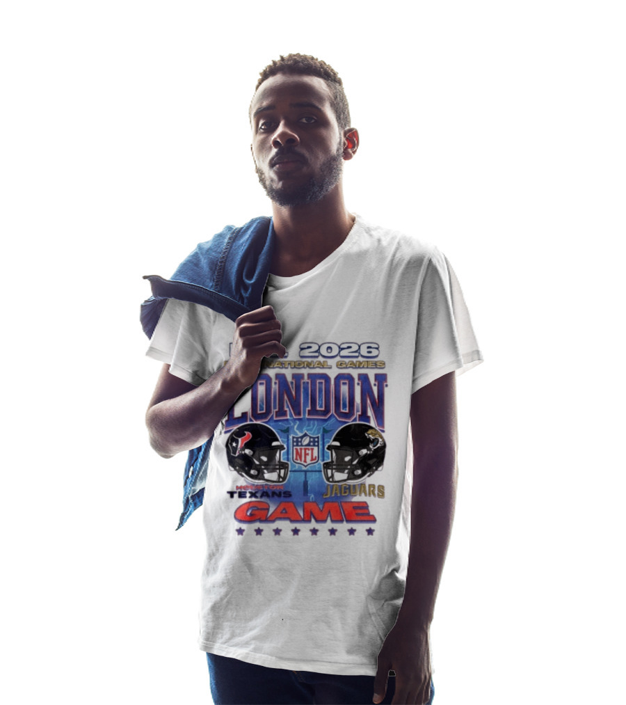 NFL 2026 International Games London Houston Texans Vs Jacksonville Jaguars Game T-Shirt