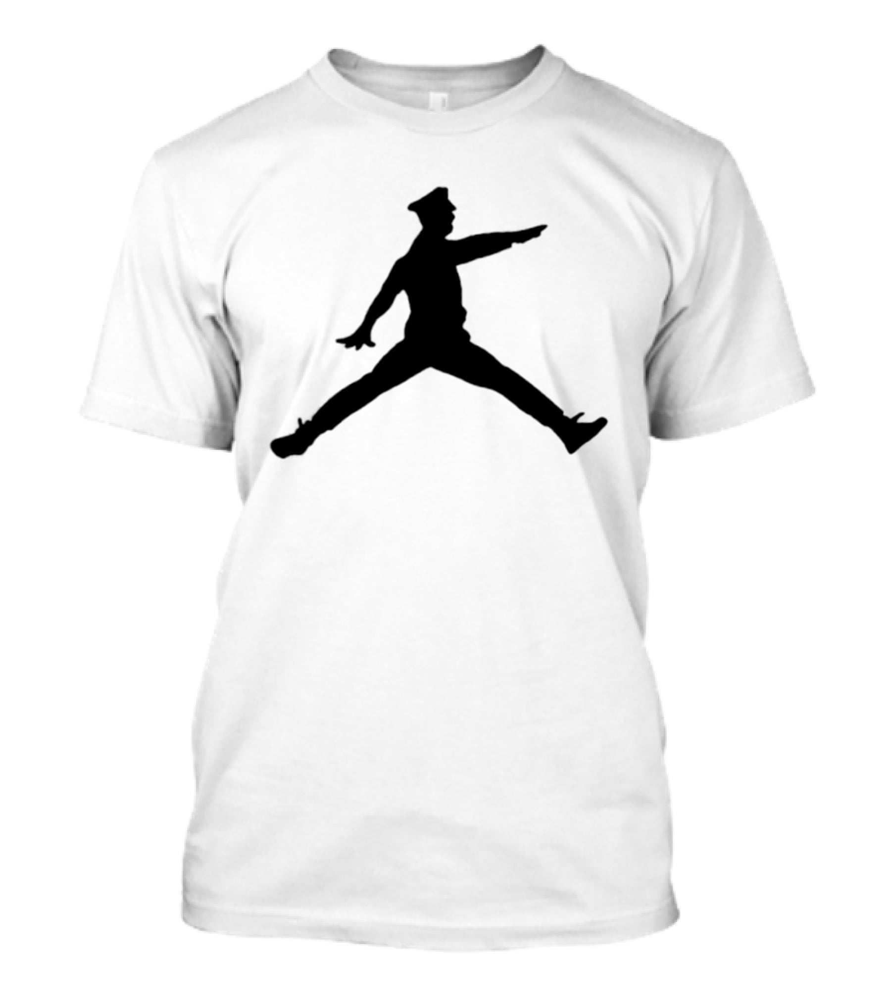 Police Officer Jumpman Figure T-Shirt