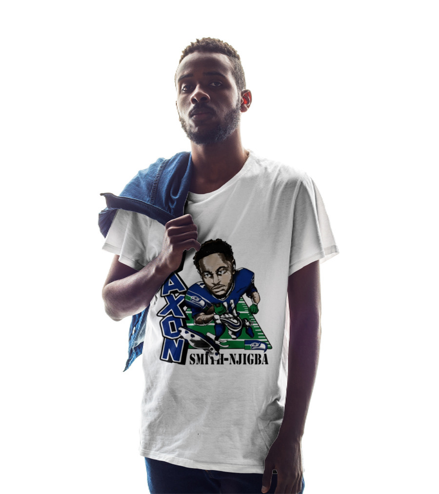 Seattle Seahawks Jaxon Smith Njigba Football Caricature T-Shirt