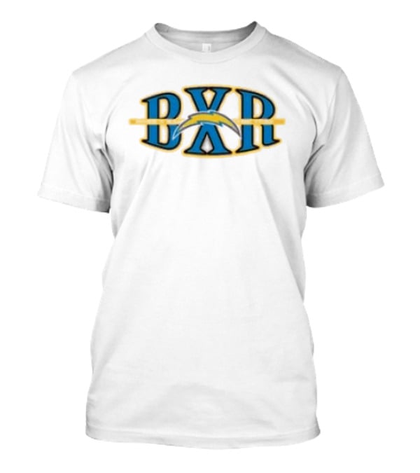 Los Angeles Chargers Born X Raised BXR Block Letter T-Shirt