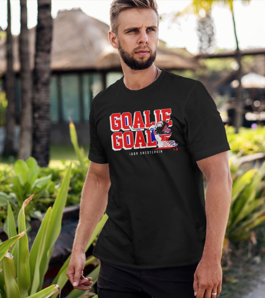 Goalie Goal Igor Shesterkin New York 31 T-Shirt