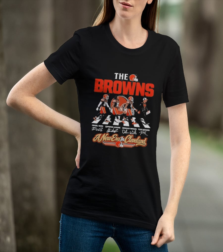 The Browns 2026 Football Team Abbey Road A New Era In Cleveland T-Shirt