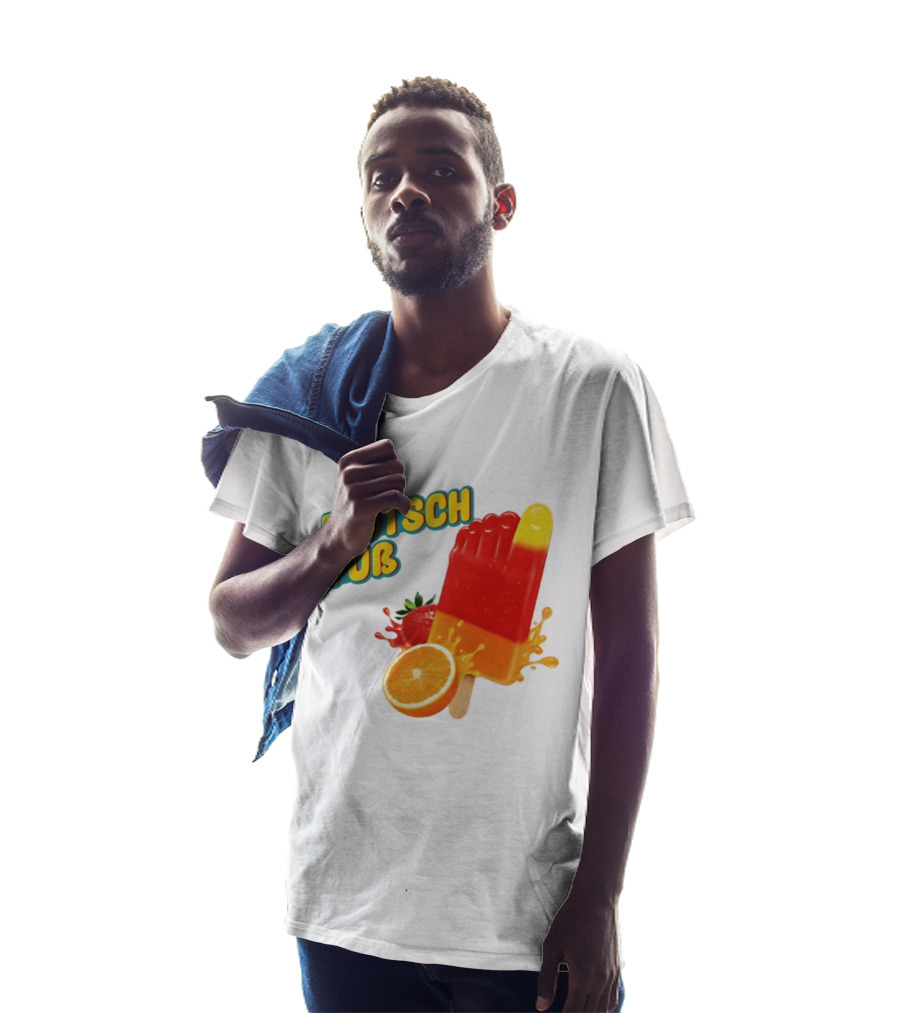 Flutsch Fub Popsicle Orange Strawberry Splash T-Shirt