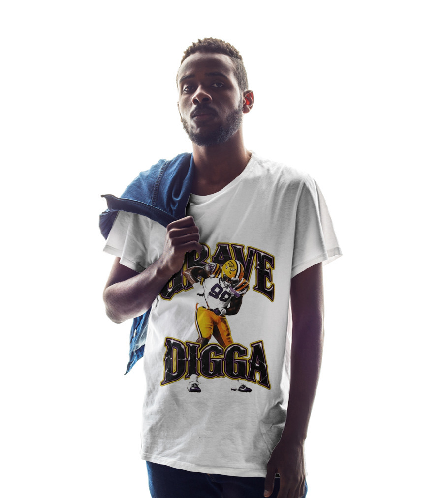 Grave Digga Deuce 90 Gotta Go To Work Football Player T-Shirt