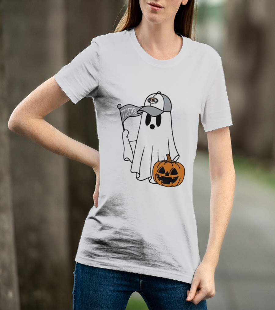 Missouri Tigers Halloween Ghost Pumpkin 2026 T-Shirt
