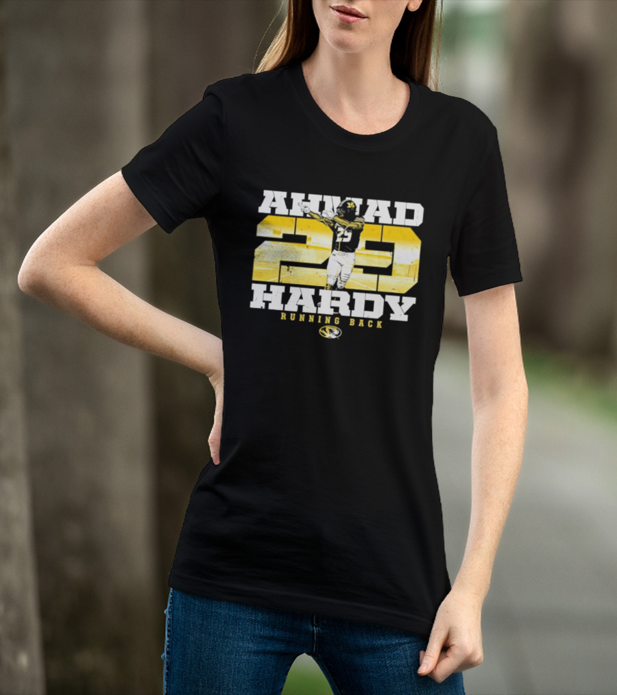 Ahmad 20 Hardy Running Back Missouri Tigers Football NCAA T-Shirt