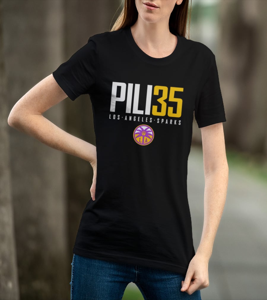 Pili 35 Los Angeles Sparks WNBA Basketball Team T-Shirt