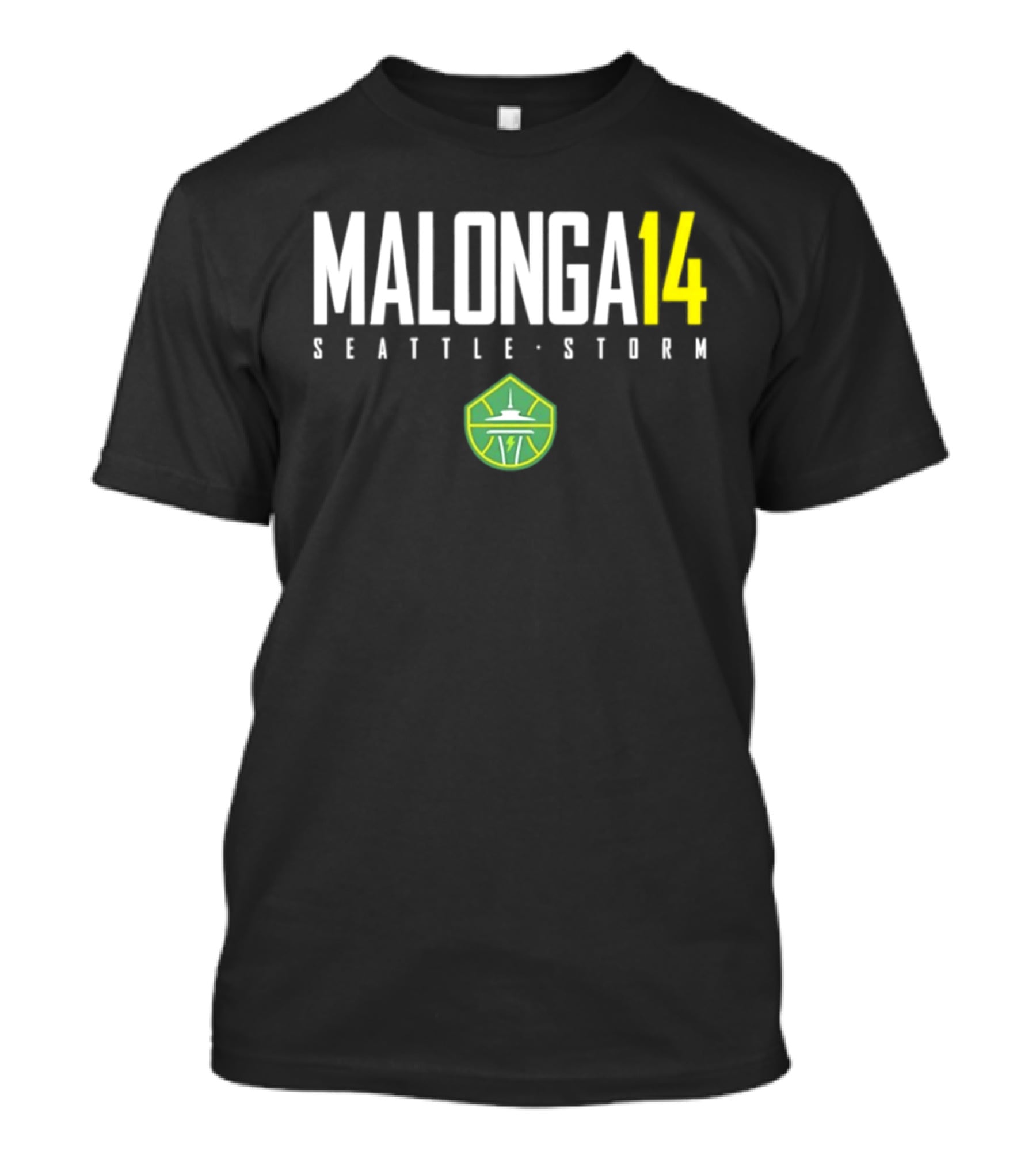 Dominique Malonga 14 Seattle Storm WNBA Basketball Player Name Number T-Shirt