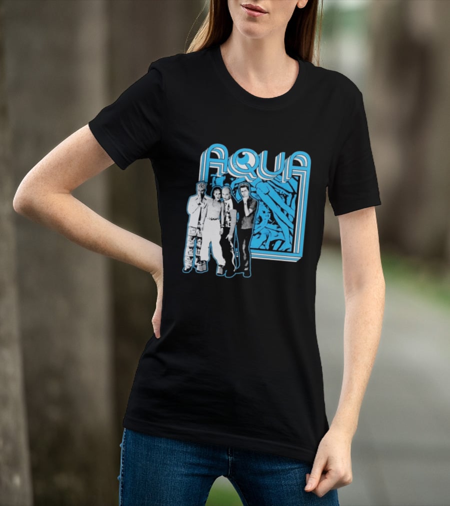 Aqua Band Members Barbie Girl 90s Pop Music Nostalgia T-Shirt