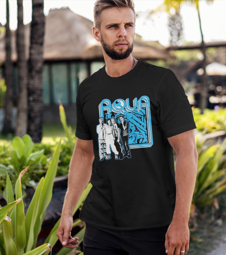 Aqua Band Members Barbie Girl 90s Pop Music Nostalgia T-Shirt