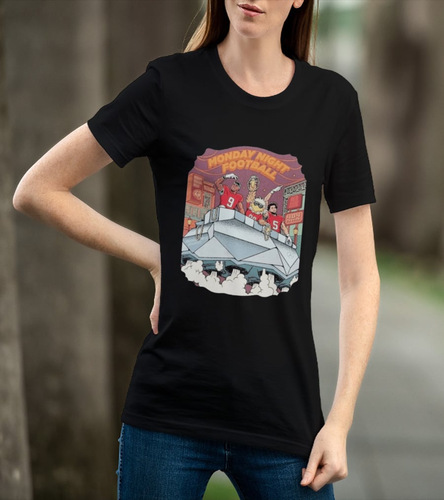 Monday Night Football Atlanta Falcons Dirty Bird Nest Red Zone Stadium T-Shirt