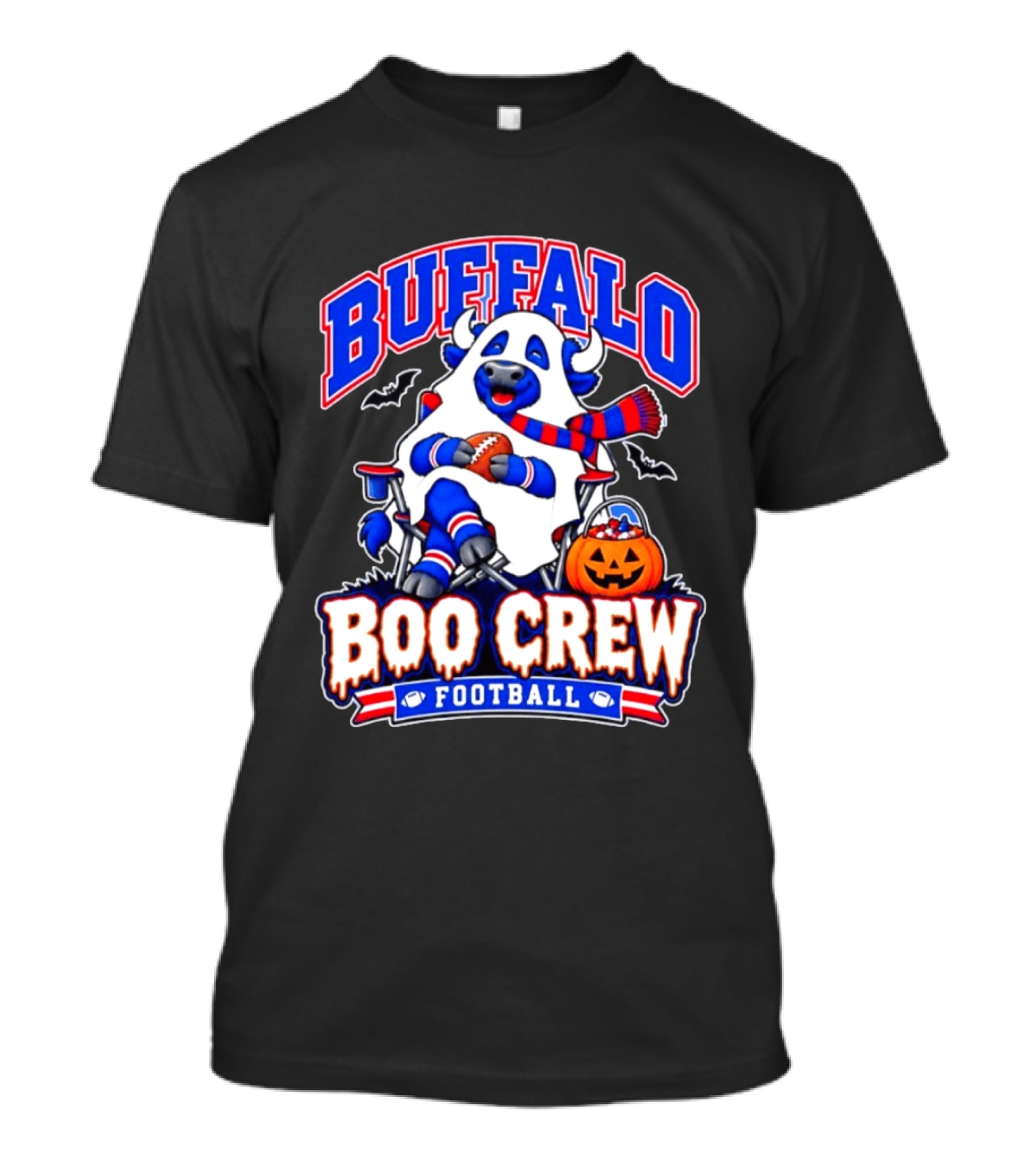 Buffalo Bills Boo Crew Halloween Football 2026 T-Shirt