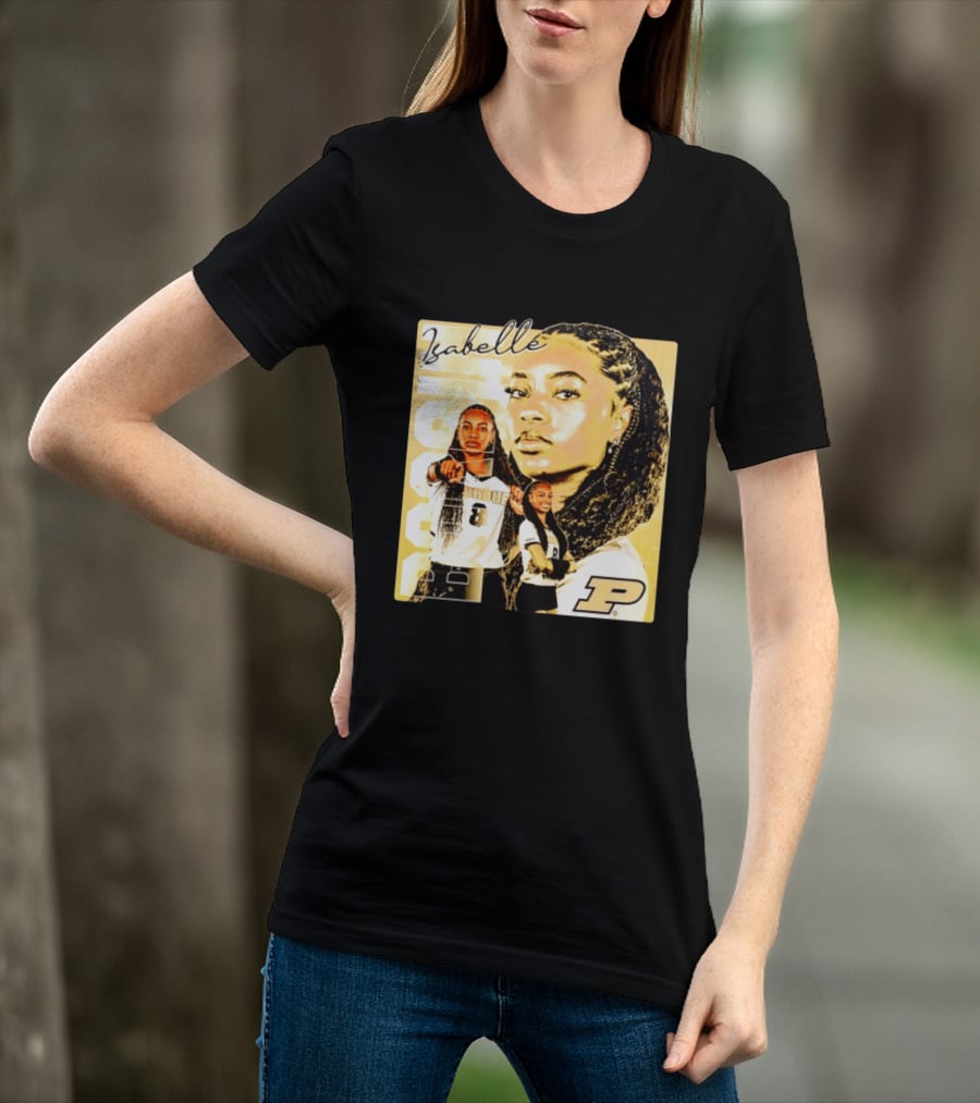 Isabelle Bardin Purdue Boilermakers Volleyball NCAA Team Player P Sports T-Shirt