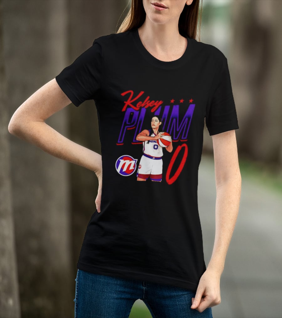 Kelsey Plum 0 Mercury WNBA Basketball Player T-Shirt