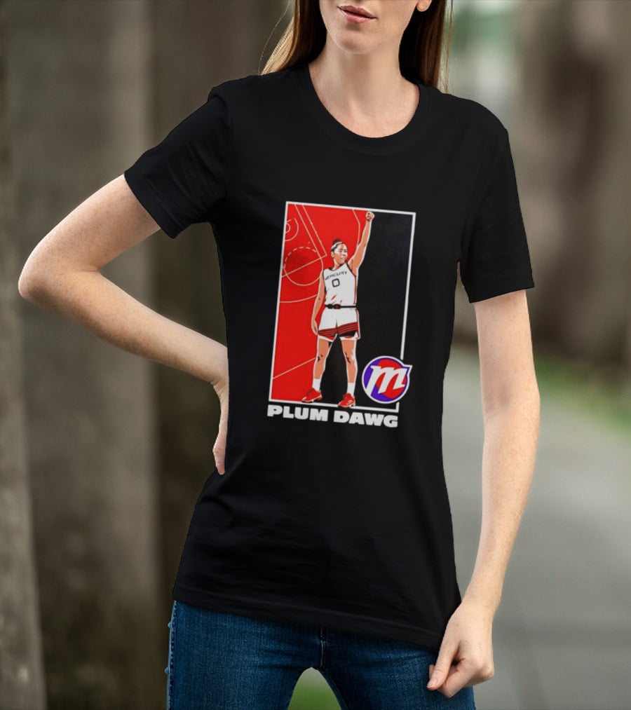 Kelsey Plum Phoenix Mercury 2026 WNBA Plum Dawg T-Shirt