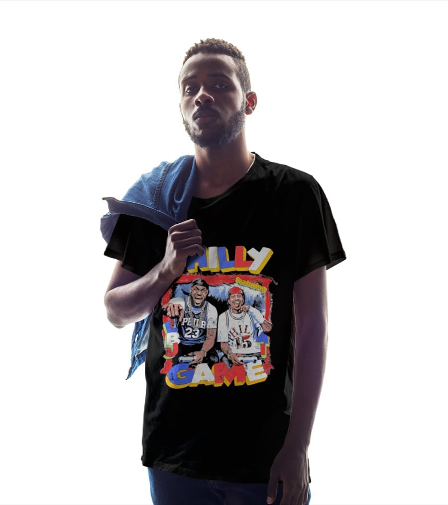 Philly Game Featuring AI And LBJ 23 15 T-Shirt