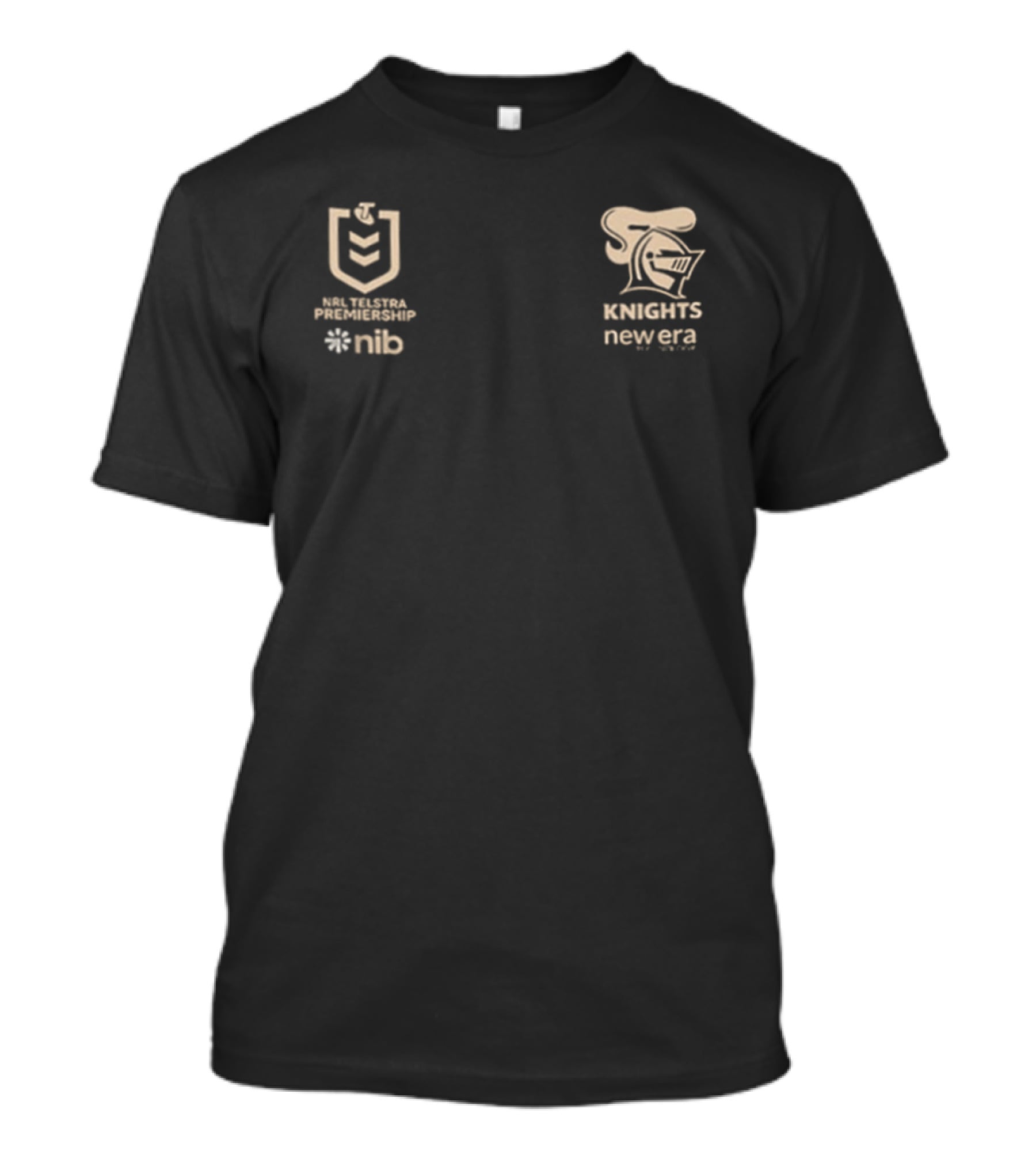 Newcastle Knights NRL 2026 Telstra Premiership Grand Final Signatures Knights New Era Nib T-Shirt