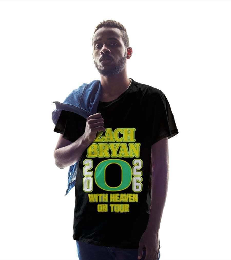 Zach Bryan Oregon 2026 With Heaven On Tour T-Shirt