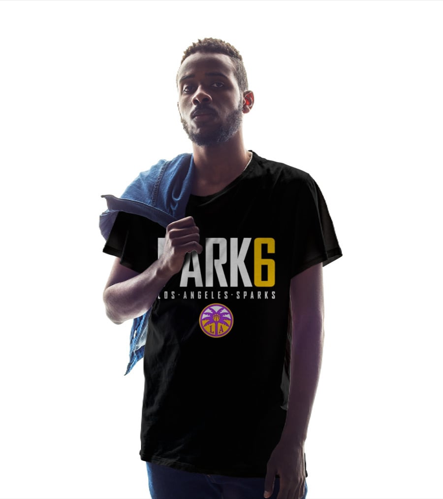 Park 6 Los Angeles Sparks WNBA Basketball T-Shirt