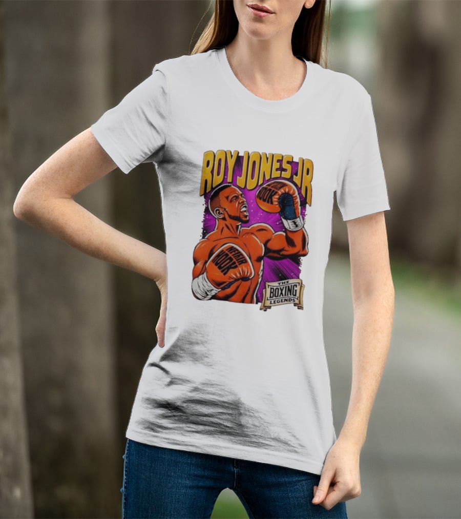 Roy Jones Jr Captain Hook Boxing Legends Wear Hook T-Shirt