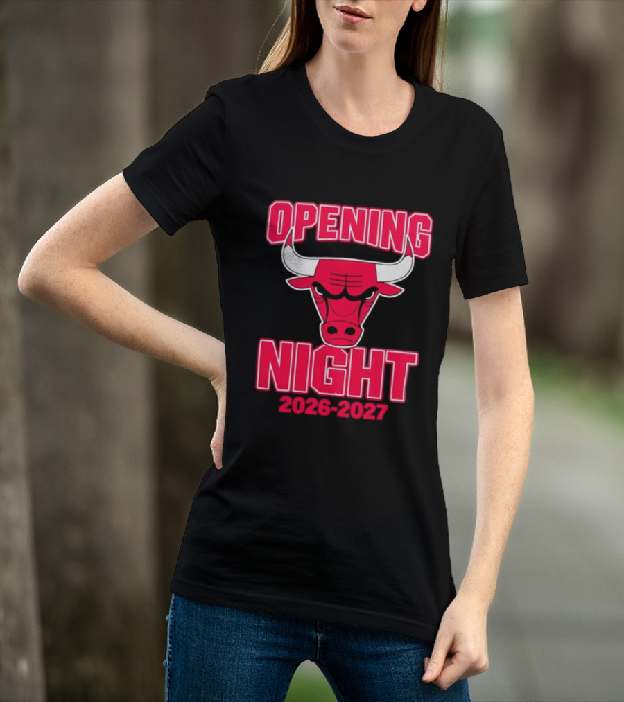 Chicago Bulls Opening Night 2026 2027 NBA T-Shirt
