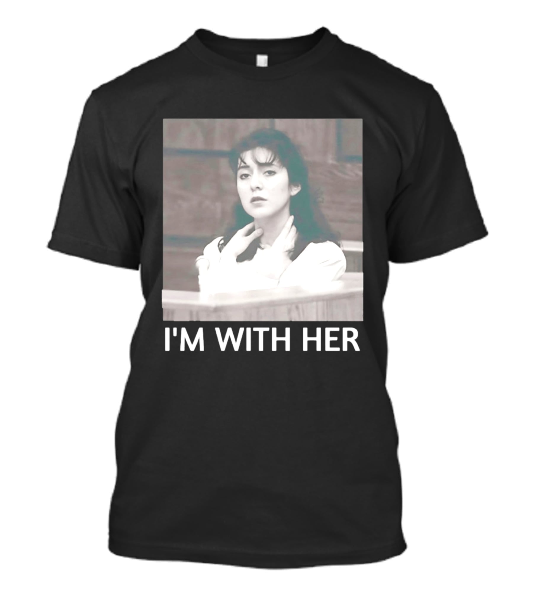 Lorena Bobbitt I'm With Her Courtroom Image T-Shirt