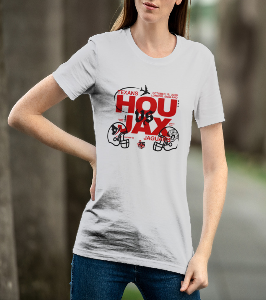 Houston Texans Vs Jacksonville Jaguars London September 12 2026 International Game T-Shirt