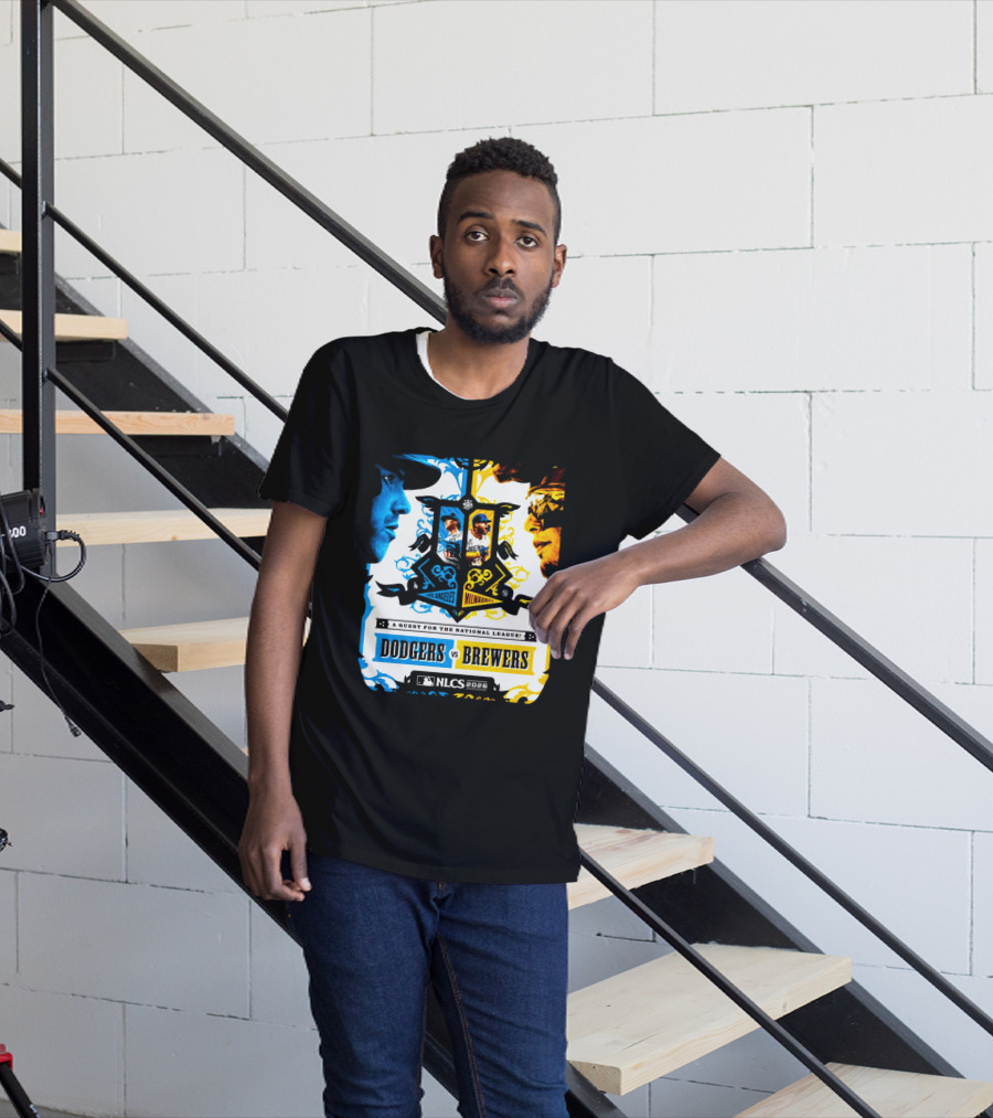 MLB Los Angeles Dodgers Brewers NLCS 2026 Head To Head Quest For The National League T-Shirt