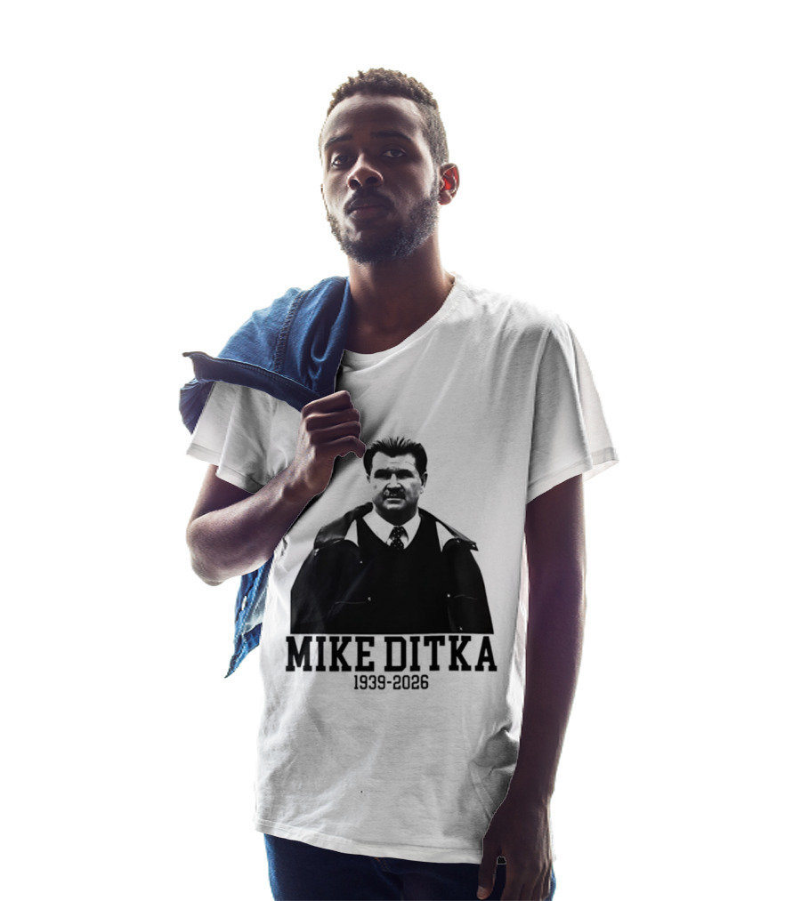 Mike Ditka Chicago Bears 1939 2026 Memoriam Football T-Shirt