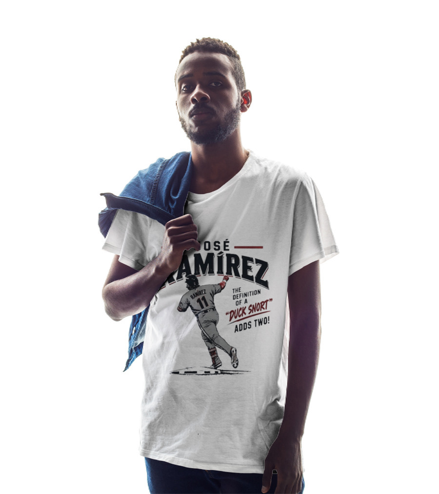 Jose Ramirez 11 The Definition Of A Duck Snort Adds Two T-Shirt