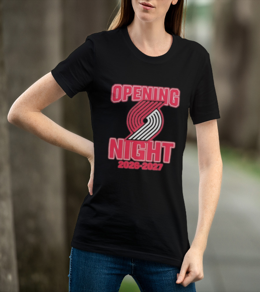 Portland Trail Blazers NBA Opening Night 2026 2027 T-Shirt