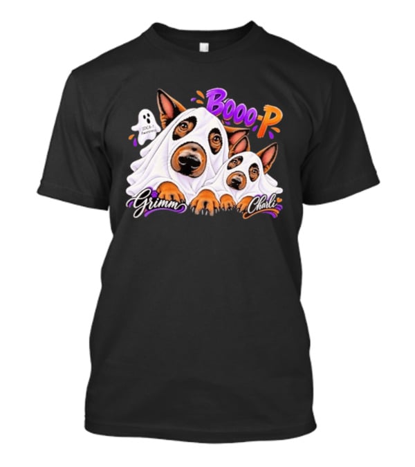 Grimm Charli Booo P SDCA 1 Awareness Comic Style Pooch Pals T-Shirt