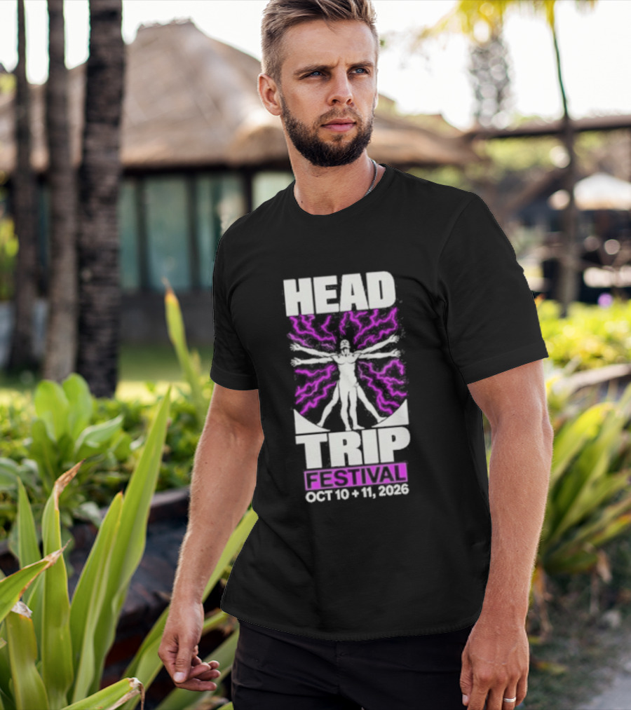 Head Trip Festival Electric Man Oct 13 14 2023 T-Shirt