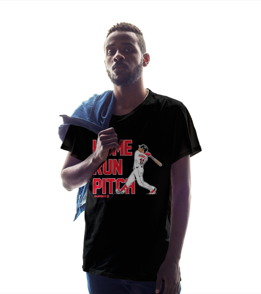Ramirez 11 Home Run Pitch Swing Baseball T-Shirt