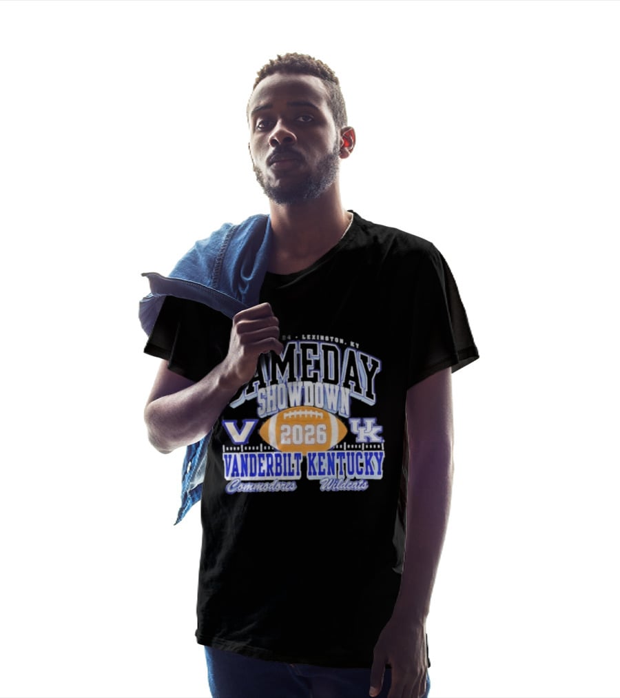 October 24 Lexington Gameday Showdown Vanderbilt Commodores Kentucky Wildcats 2026 T-Shirt