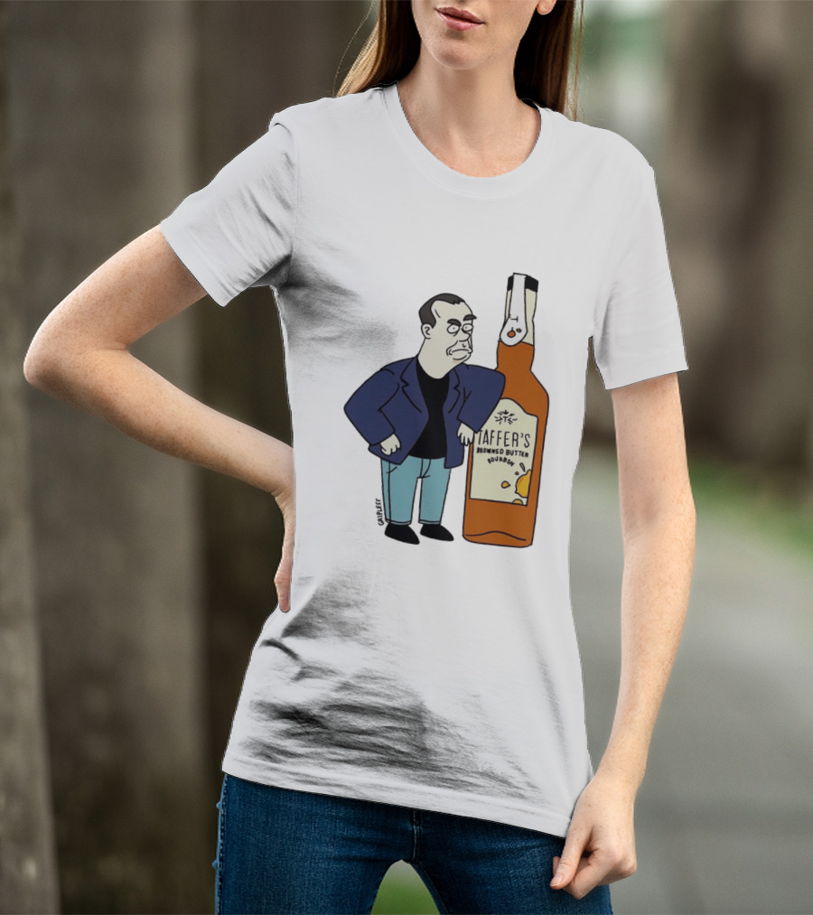 Jon Taffer Cartoon Browning Butter Bourbon Bar Rescue T-Shirt