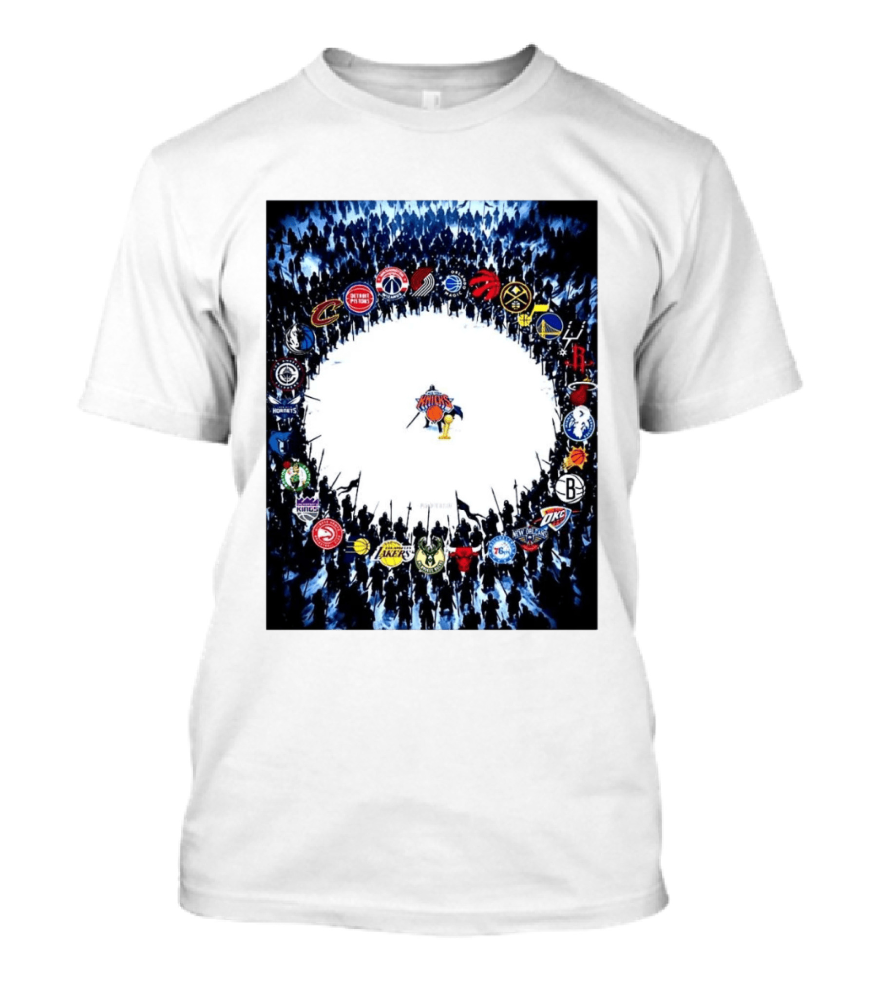 New York Knicks NBA Opponents Rivalry Battle Meme T-Shirt
