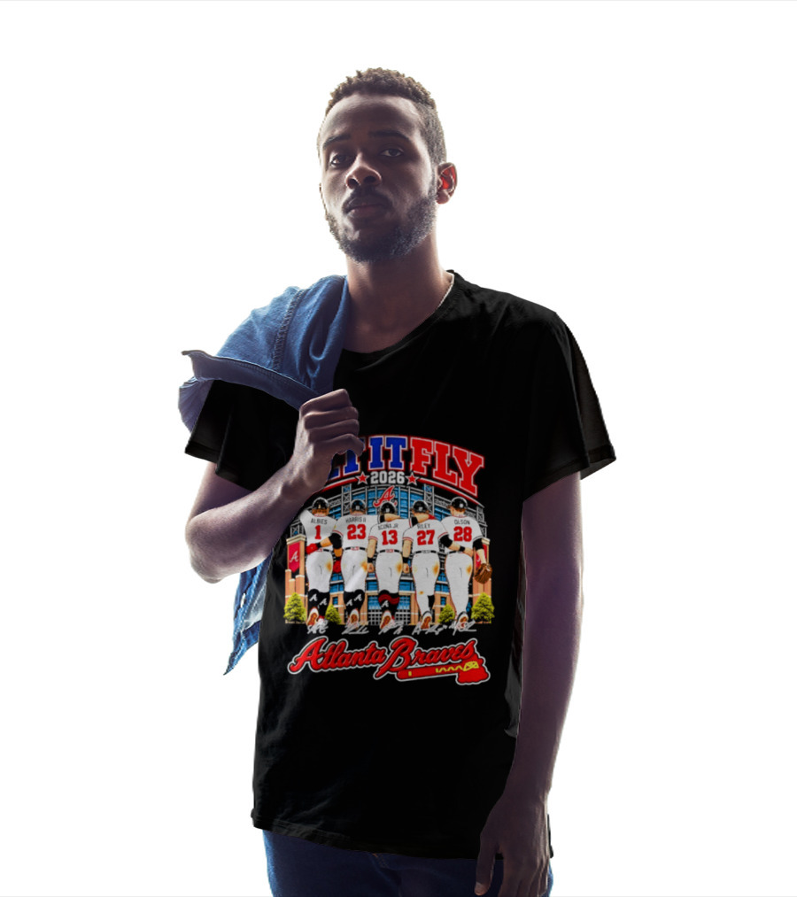 Atlanta Braves Let It Fly 2026 MLB Players Signatures T-Shirt