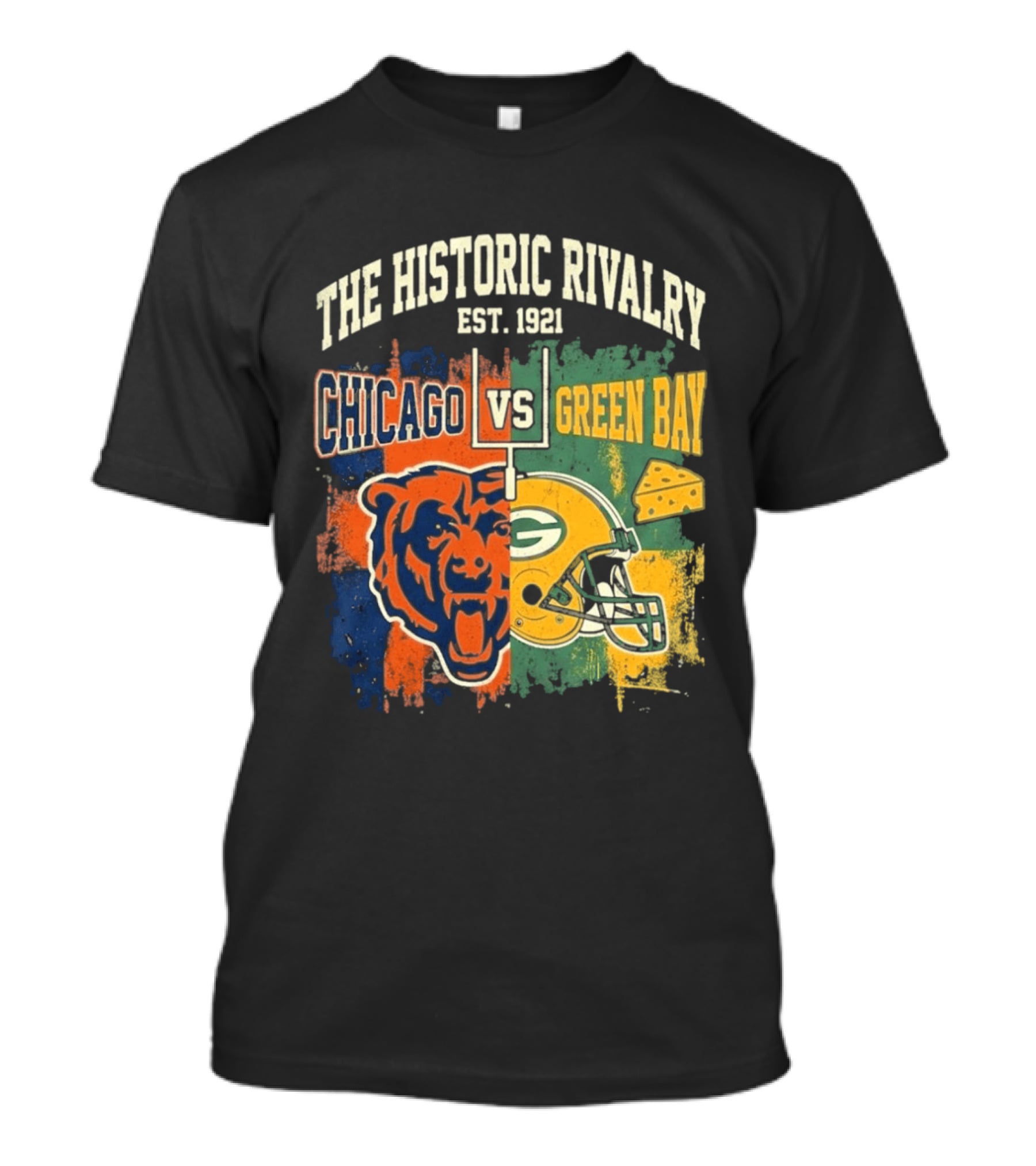 The Historic Rivalry Chicago Vs Green Bay Est 1921 T-Shirt