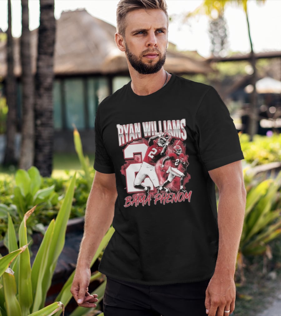 Ryan Williams Number 2 Bama Phenom Football T-Shirt