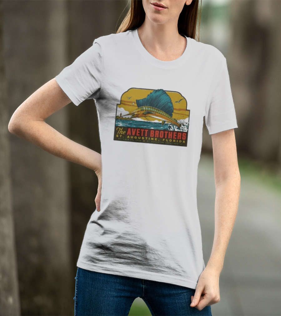 The Avett Brothers St. Augustine Florida October 11 2026 Amphitheatre Tour T-Shirt