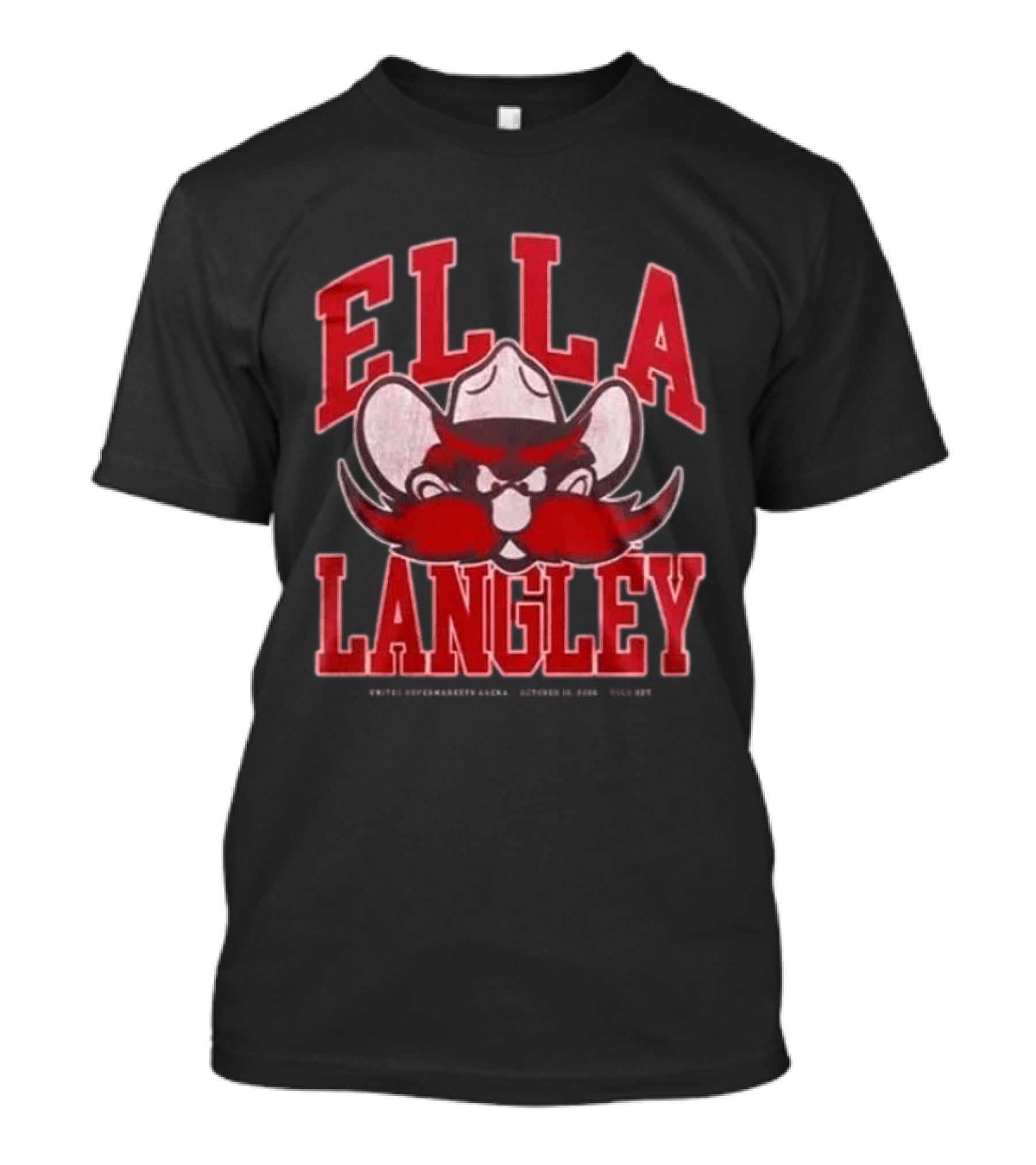 Ella Langley Texas Tech Red Raiders Dandelion Tour 2026 Cowboy T-Shirt